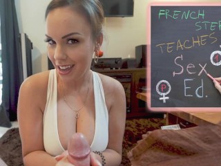 FRENCH STEPMOM TEACHES SEX ED - COMPLETE - PREVIEW - ImMeganLive x WCA Productions Kyle Balls