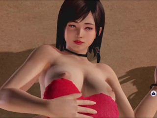 Dead or Alive Xtreme Venus Vacation Kokoro Valentine's Day Heart Cushion Pose Nude Mod Fanservice Ap