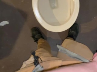 Small Penis Peeing While Partying at a College Party [Amateur POV]