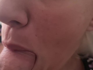 Wife eats my cum for breakfast