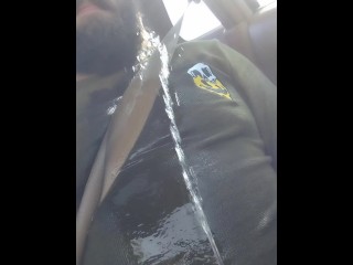 Compilation of me pissing during a road trip to Fort Bragg California 🌊