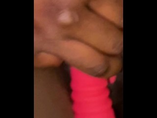 Peekaboo Pussy Juicy Orgasm from Pink Toy
