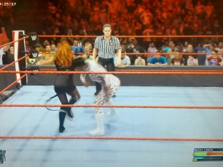 Becky Lynch Interferes On Wrestling Match With Alexa Bliss Vs Bianca Belair WWE 2K 2022