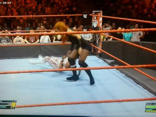 Becky Lynch Vs Bianca Belair Pound Each Other For The Title WWE 2K 2022