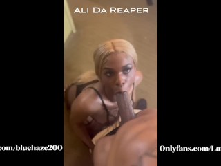 Ali Da Reaper X Lanida Kunt bbc fight ebony TS (Full Vid On OF)