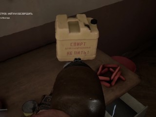 Atomic Heart sex doll under the bed