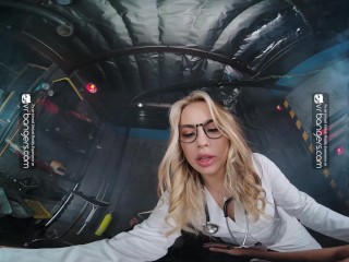 VR Bangers Dangerous experiment makes Anna Claire Clouds really horny VR Porn