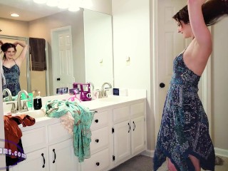 I try on clothes for you... dresses, outfits & panties, pov & closeup angles - Braislee Adams