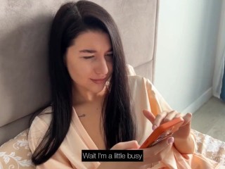 Put your phone away and let me fuck you in a beautiful dressing gown _ best porn 2023