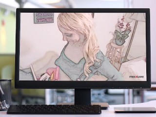 Cartoon porn video - Dress change scene of a beautiful girl