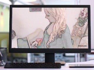 Cartoon porn video - Dress change scene of a beautiful girl