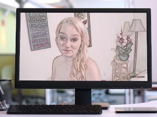 Cartoon porn video - Dress change scene of a beautiful girl