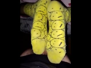 smelly yellow sockjob footjob  OF- /gwsocks