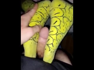 smelly yellow sockjob footjob  OF- /gwsocks