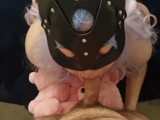 Sloppy Blowjob in Teddybear Slippers (Preview)