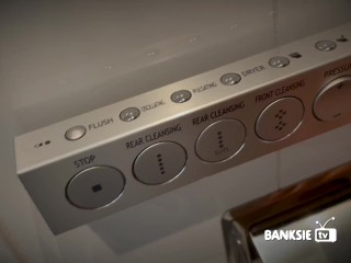 Time For Banksie's Bidet, Toilet Pee Fetish