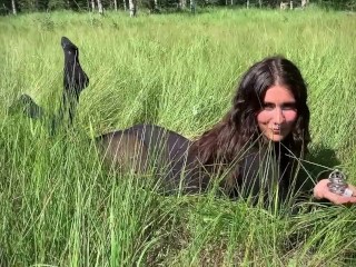 A Goddess in the grass.