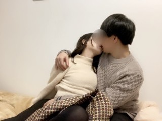 【個人撮影】女の子の日の過ごし方♡休日デート終わりにベッドでまったりしてたら甘々ディープキスからイチャイチャが始まった..♡愛ある濃厚フェラ抜き❤︎Japanese amateur hentai