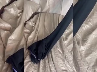 Femboy Struggles to Cum in Self Bondage😩