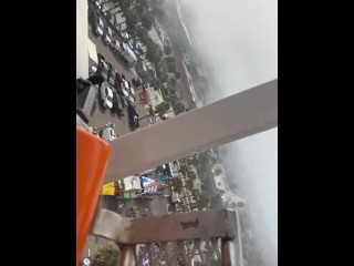 She sucks my dick on the Ferris wheel during a festival😦😍.