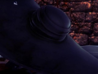 Alcina Dimitrescu takes anal beads dildo up her ass | Resident Evil Village Porn Parody