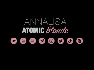 🍑 FEETJOB post allenamento per Annalisa Atomic Blonde - video completo su OF 🤍💙