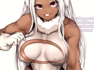 Hentai JOI - Working out with Mirko! (My Hero Academia) (Workout, Edging, Creampie)