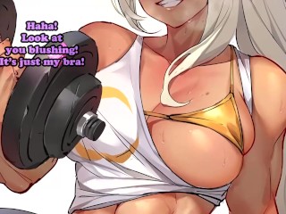 Hentai JOI - Working out with Mirko! (My Hero Academia) (Workout, Edging, Creampie)