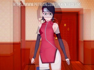 PLAYFUL TIME WITH SARADA UCHIHA 😏 NARUTO HENTAI