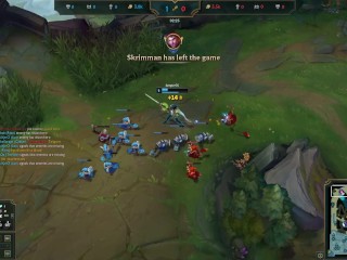 Fucking a Jayce so HARD he RAGEQUITS