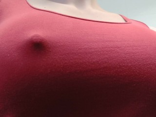 Expanding breastplate in red shirt 2