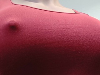 Expanding breastplate in red shirt 2