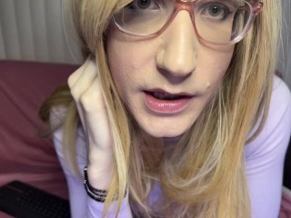 Trans Humiliatrix Feet and Spit Worship