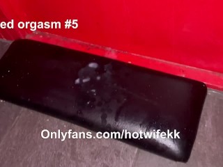 Ruined Creampies at the Gloryhole - Hotwife denies strangers her pussy