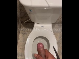 Busting quick nut in work bathroom stall