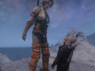 Ciri grows into a giantess - Part 1