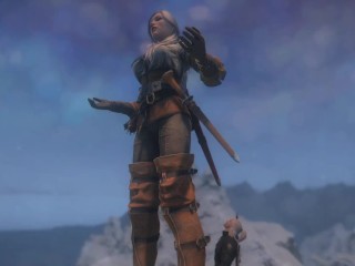 Ciri grows into a giantess - Part 1