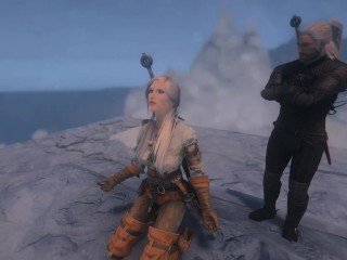 Ciri grows into a giantess - Part 1