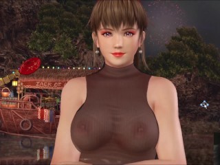 Dead or Alive Xtreme Venus Vacation Hitomi Yom Office Wear Nude Mod Fanservice Appreciation