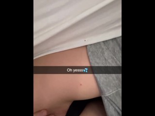 18 year old Teen cheats on boyfriend on Snapchat