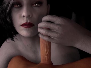 Alcina Dimitrescu gives a handjob in POV | Resident Evil Village 3D Porn Prody