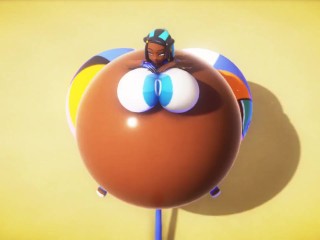 Nessa and Water Full Body Inflation (Heavy Bottom) | Imbapovi