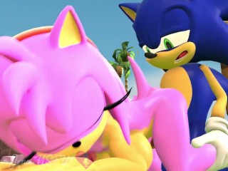 Sonic Fucks Amy's Tight, Wet Pussy & Gives Her a Creampie (ADR/ASMR) Animation: dradicon