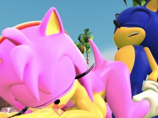 Sonic Fucks Amy's Tight, Wet Pussy & Gives Her a Creampie (ADR/ASMR) Animation: dradicon