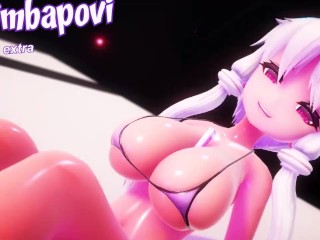 Yuzuki Yukari Breast Expansion (Bikini Ver.) | Imbapovi