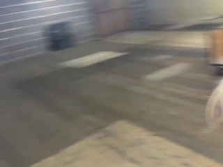 Street Girl dancing naked