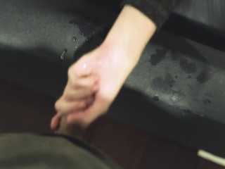 Blowjob from the married woman in red pants.