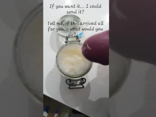Cum Drinking Frozen Cocktail - 100 Cumshots - What would you do?