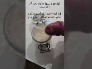 Cum Drinking Frozen Cocktail - 100 Cumshots - What would you do?
