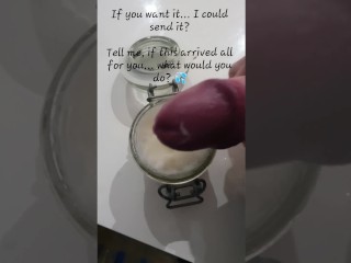 Cum Drinking Frozen Cocktail - 100 Cumshots - What would you do?